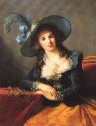 elisabeth vigee-lebrun Portrait of Antoinette-Elisabeth-Marie d'Aguesseau, comtesse de Segur oil painting artist